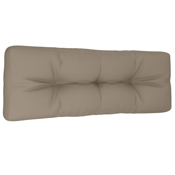 Pernă de paleți, gri taupe, 120x40x12 cm, material textil WALTI