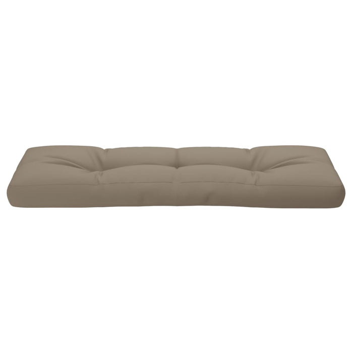 Pernă de paleți, gri taupe, 120x40x12 cm, material textil WALTI