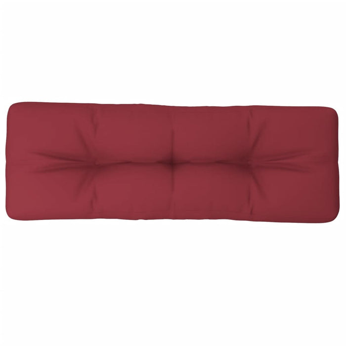 Pernă de paleți, roșu vin, 120x40x12 cm, material textil - WALTI WALTI