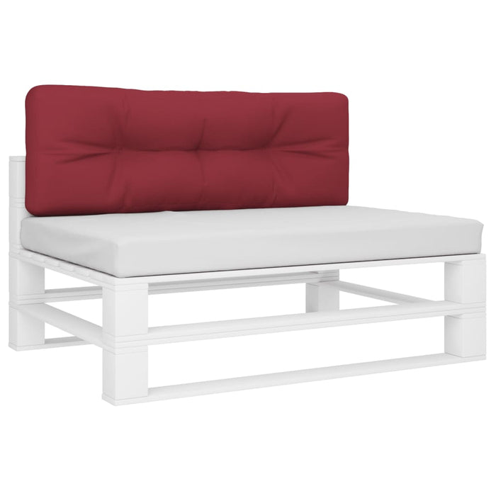Pernă de paleți, roșu vin, 120x40x12 cm, material textil - WALTI WALTI