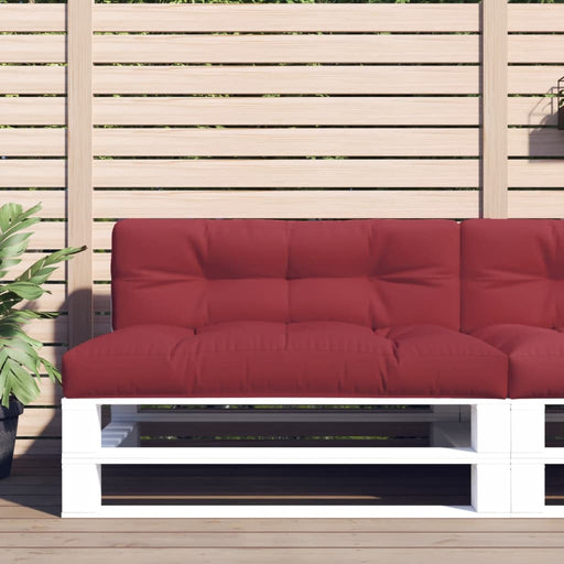 Pernă de paleți, roșu vin, 120x40x12 cm, material textil - WALTI WALTI