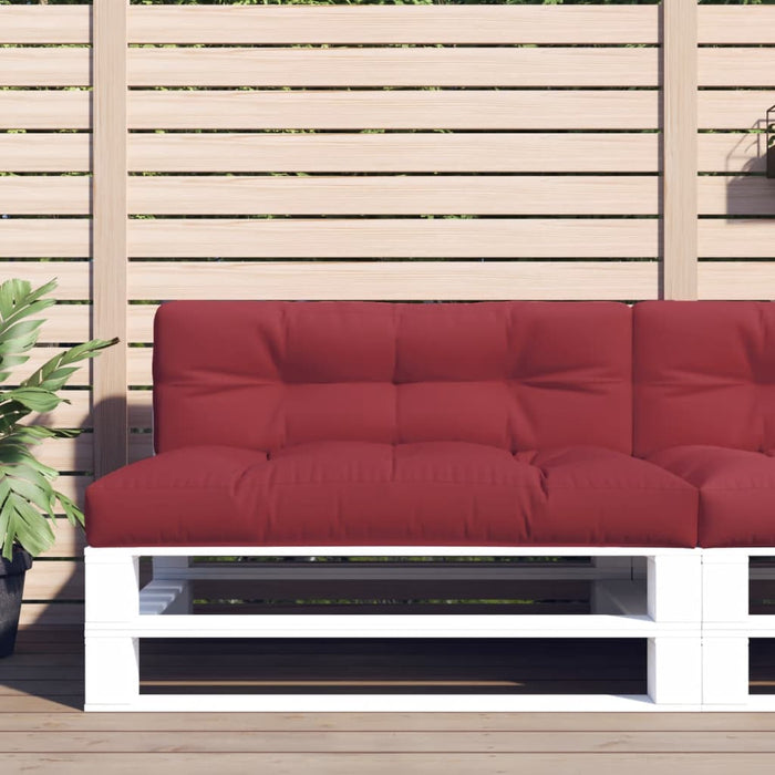 Pernă de paleți, roșu vin, 120x40x12 cm, material textil - WALTI WALTI