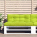 Pernă de paleți, verde aprins, 120x40x12 cm, material textil - WALTI WALTI