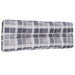 Pernă de paleți, gri carouri, 120x40x12 cm, material textil - WALTI WALTI