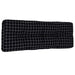 Pernă de paleți, negru carouri, 120x40x12 cm, textil - WALTI WALTI