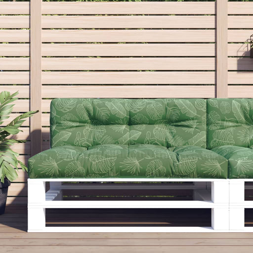 Pernă de paleți, model frunze, 120x40x12 cm, textil - WALTI WALTI