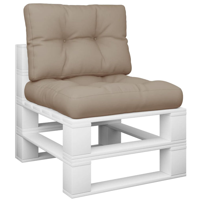 Perne de paleți, 2 buc., gri taupe, material textil - WALTI WALTI