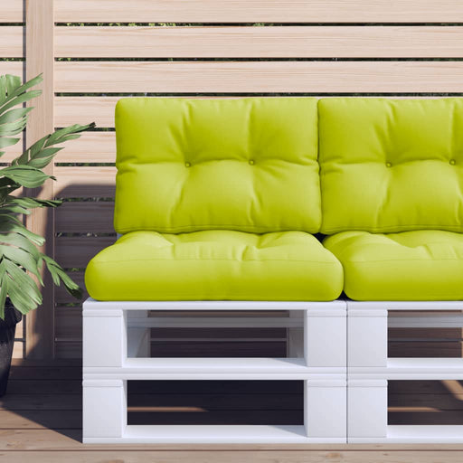 Perne de paleți, 2 buc, verde aprins, material textil - WALTI WALTI
