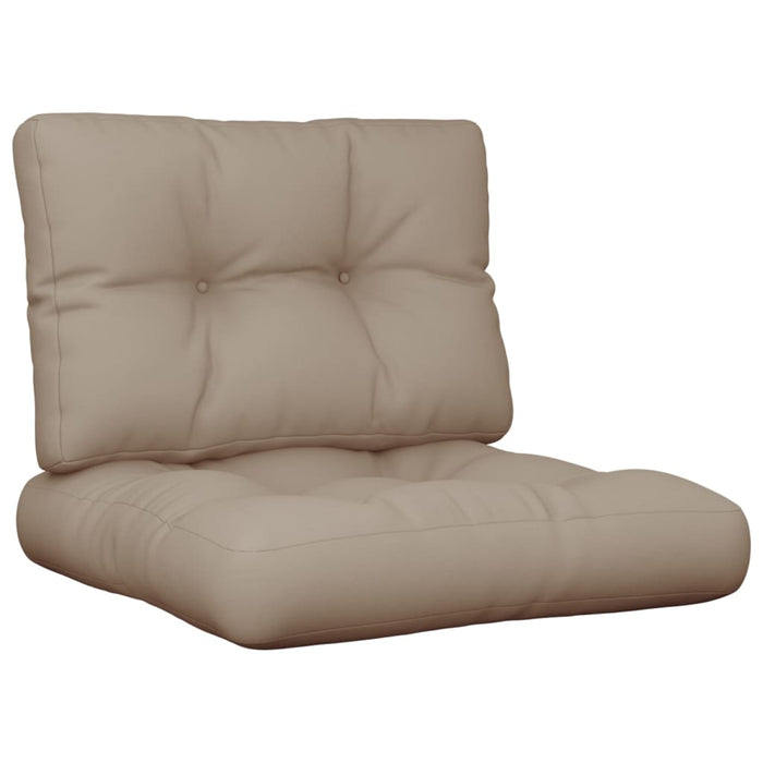 Perne de paleți, 2 buc., gri taupe, material textil - WALTI WALTI