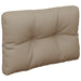 Perne de paleți, 2 buc., gri taupe, material textil - WALTI WALTI