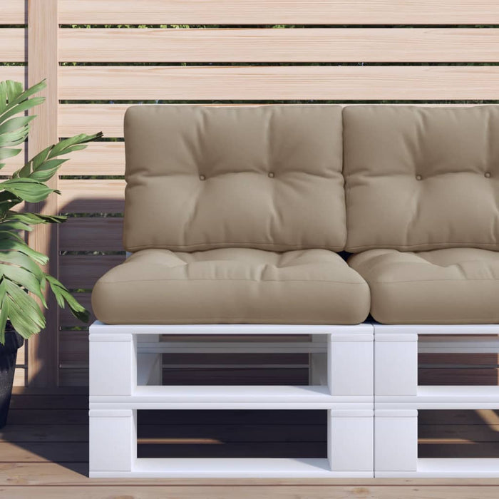 Perne de paleți, 2 buc., gri taupe, material textil - WALTI WALTI