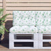 Perne de paleți, 2 buc., model cu frunze, textil - WALTI WALTI