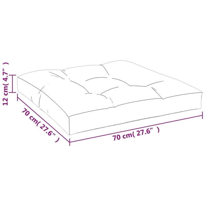 Perne de paleți, 2 buc., gri taupe, material textil WALTI