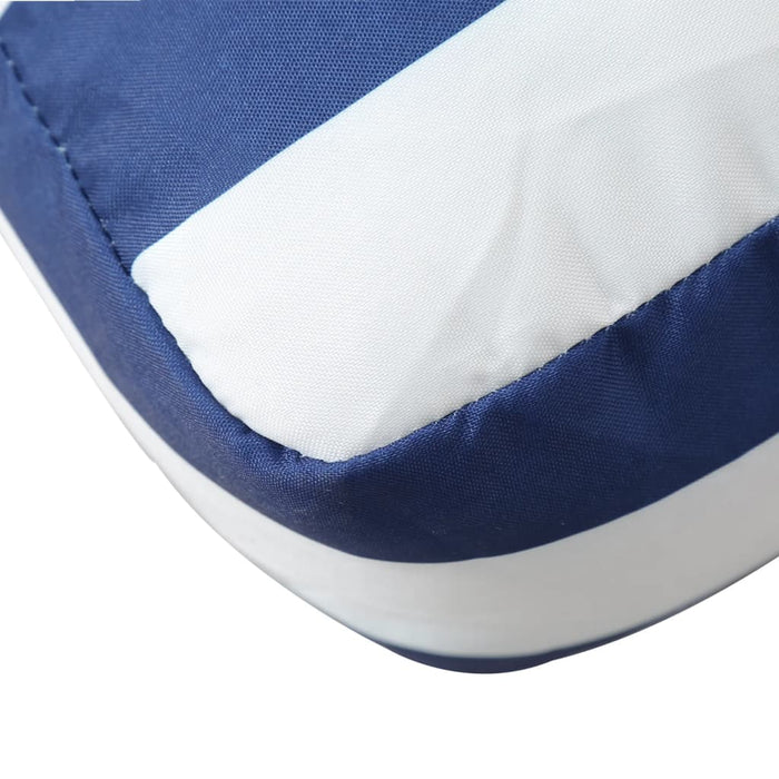 Perne de paleți, 2 buc., dungi albastre și albe, textil WALTI