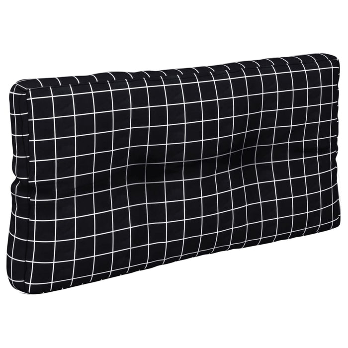 Perne de paleți, 2 buc., negru carouri, textil - WALTI WALTI