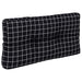 Perne de paleți, 2 buc., negru carouri, textil - WALTI WALTI