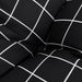 Perne de paleți, 2 buc., negru carouri, textil - WALTI WALTI