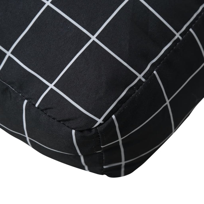 Perne de paleți, 2 buc., negru carouri, textil - WALTI WALTI