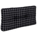 Perne de paleți, 2 buc., negru carouri, textil - WALTI WALTI