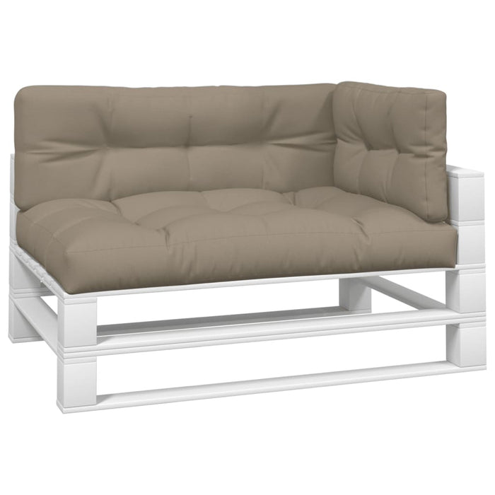 Perne de paleți, 3 buc., gri taupe, material textil WALTI