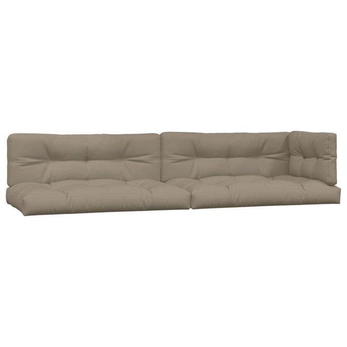 Perne de paleți, 5 buc., gri taupe, material textil WALTI