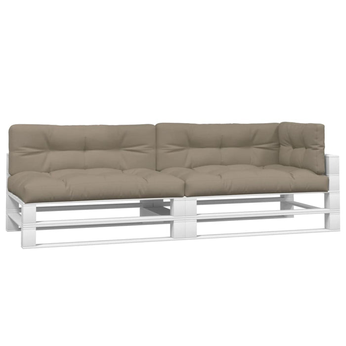 Perne de paleți, 5 buc., gri taupe, material textil WALTI