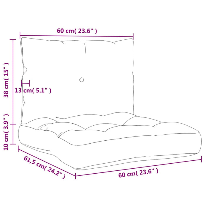 Perne de paleți, 2 buc., negru, material textil - WALTI WALTI