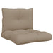 Perne de paleți, 2 buc., gri taupe, material textil - WALTI WALTI