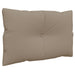 Perne de paleți, 2 buc., gri taupe, material textil - WALTI WALTI