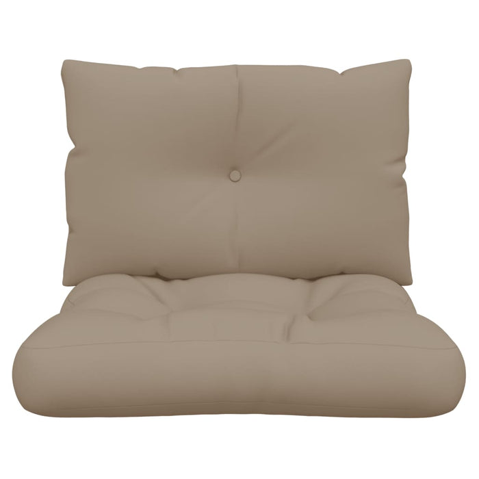 Perne de paleți, 2 buc., gri taupe, material textil - WALTI WALTI