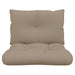 Perne de paleți, 2 buc., gri taupe, material textil - WALTI WALTI