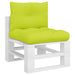 Perne de paleți, 2 buc, verde aprins, material textil - WALTI WALTI