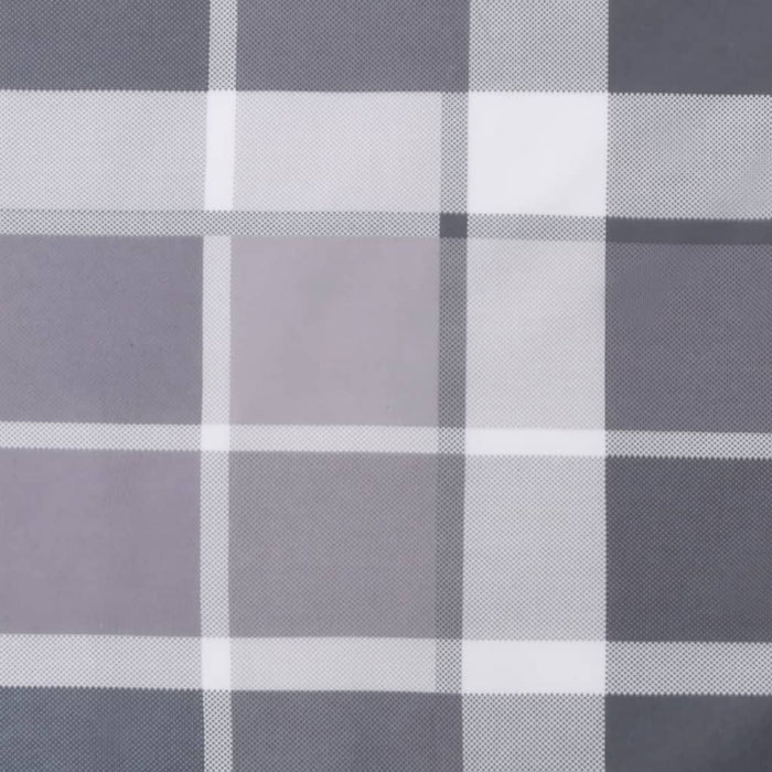 Perne pentru paleți, 2 buc. gri, țesătură, model cu carouri - WALTI WALTI