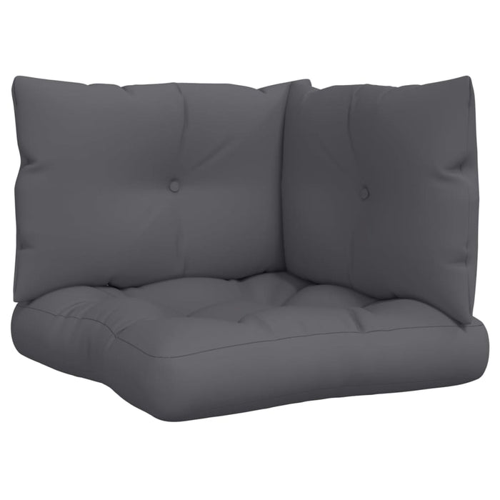 Perne de paleți, 3 buc., antracit, material textil WALTI