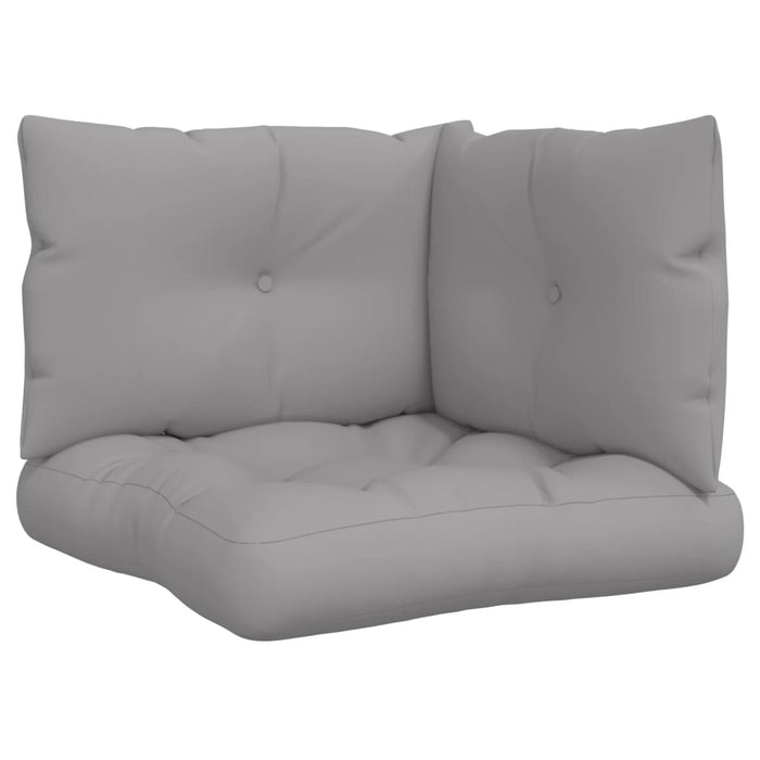 Perne de paleți, 3 buc., gri, material textil WALTI