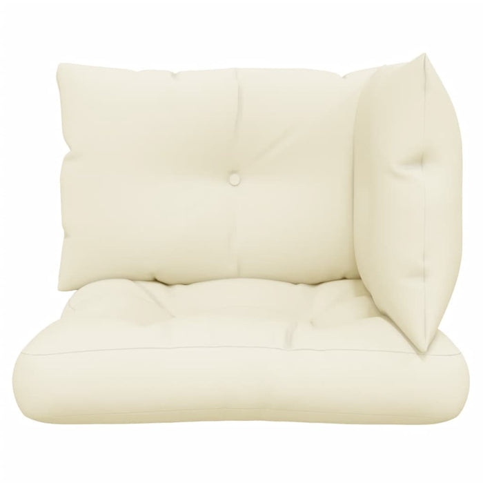 Perne de paleți, 3 buc., crem, material textil - WALTI WALTI