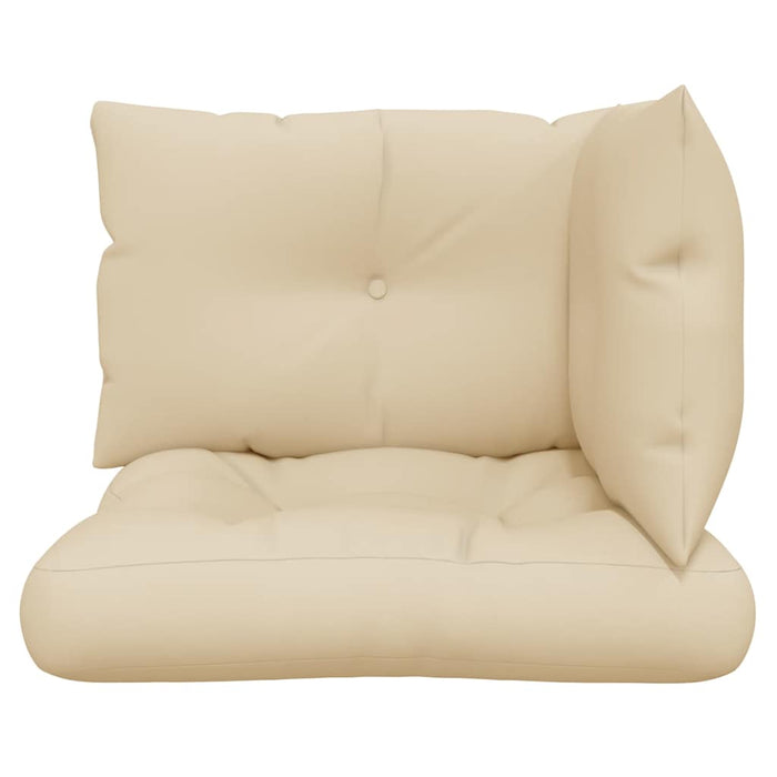 Perne de paleți, 3 buc., bej, material textil - WALTI WALTI