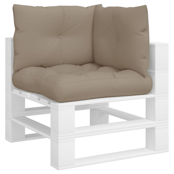 Perne de paleți, 3 buc., gri taupe, material textil WALTI