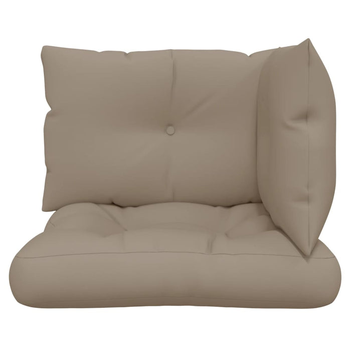 Perne de paleți, 3 buc., gri taupe, material textil WALTI