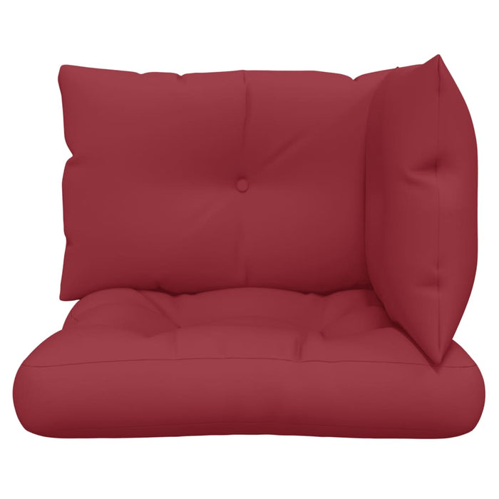 Perne de paleți, 3 buc., roșu vin, material textil - WALTI WALTI