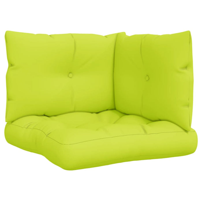 Perne de paleți, 3 buc, verde aprins, material textil - WALTI WALTI