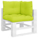 Perne de paleți, 3 buc, verde aprins, material textil - WALTI WALTI