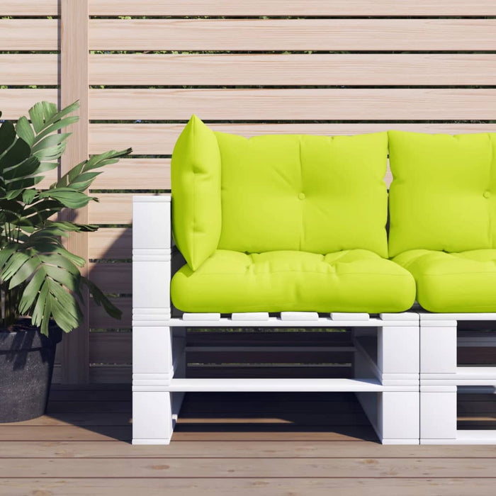 Perne de paleți, 3 buc, verde aprins, material textil - WALTI WALTI