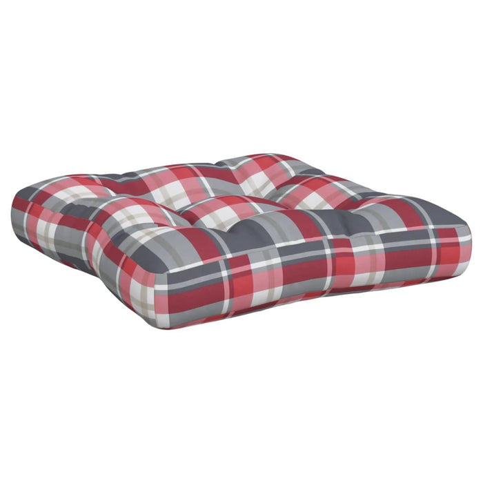 Perne pentru paleți, 3 buc., roșu carouri, material textil WALTI