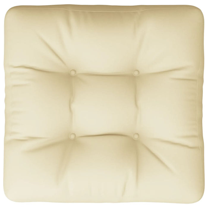 Pernă de paleți, crem, 60x61,5x10 cm, material textil - WALTI WALTI