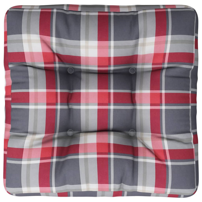 Perne de paleți, roșu carouri, material textil - WALTI WALTI