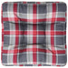 Perne de paleți, roșu carouri, material textil - WALTI WALTI