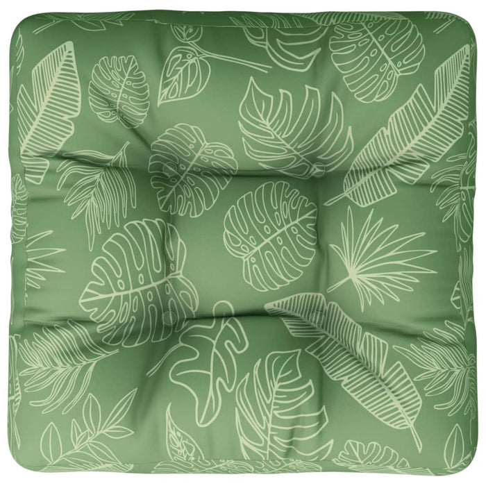 Pernă pentru paleți model frunze 60x61,5x10 cm, țesătură Oxford - WALTI WALTI