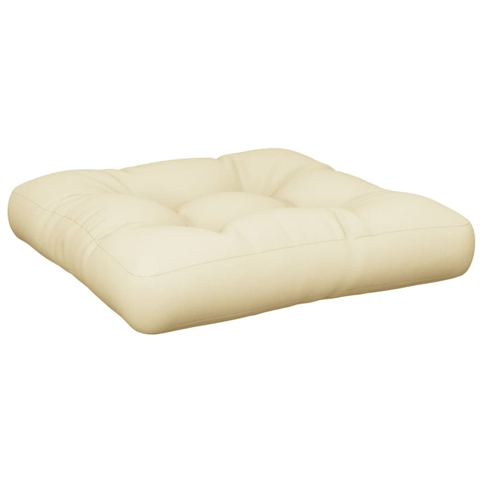 Pernă de paleți, crem, 58x58x10 cm, material textil - WALTI WALTI