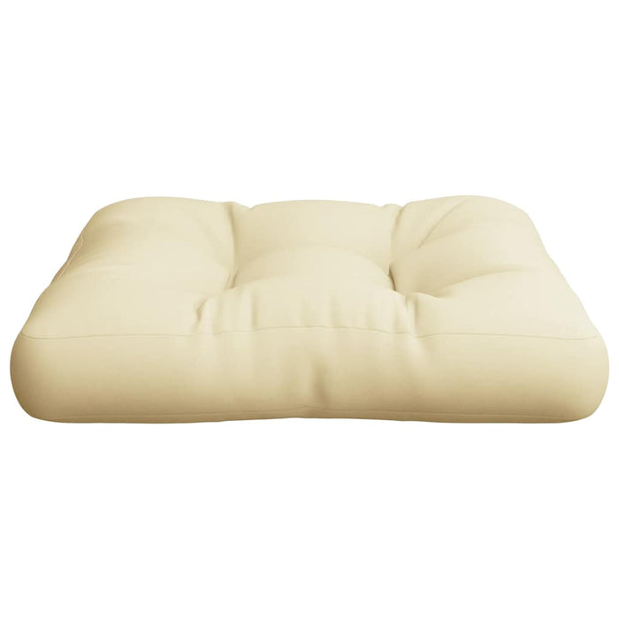 Pernă de paleți, crem, 58x58x10 cm, material textil - WALTI WALTI